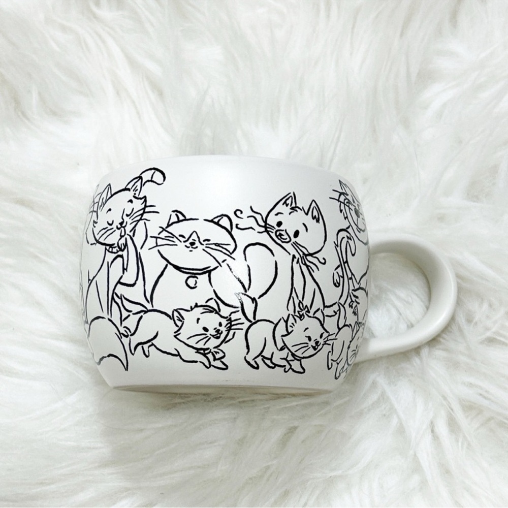 Disney Parks cat characters I’m A Cat Person illustration mug Disneyland